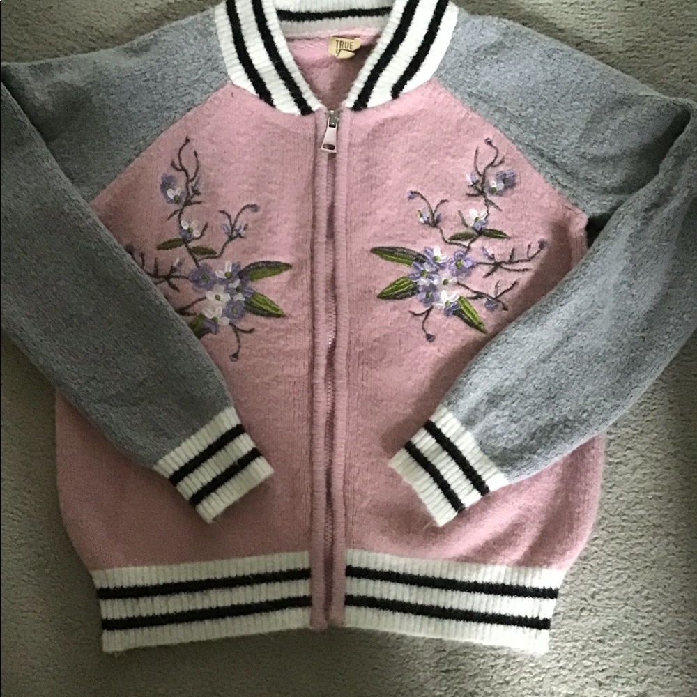 💖Host Pick💖 True Craft knit floral bomber jacket - Picture 5 of 12